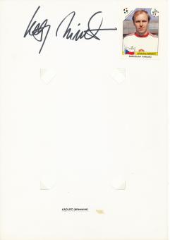 Miroslav Kadlec   Tschechien WM 1990  Autogramm Karte  original signiert 