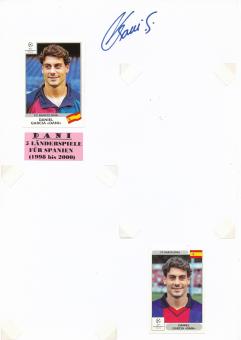 Dani  FC Barcelona  Autogramm Karte  original signiert 