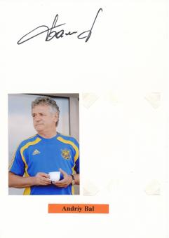 Andriy Bal  Rußland  WM 1990  Autogramm Karte  original signiert 