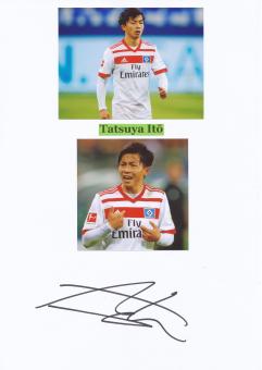 Tatsuya Ito  Hamburger SV  Autogramm Karte  original signiert 