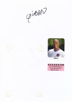 Gilberto  Hertha BSC Berlin  Autogramm Karte  original signiert 