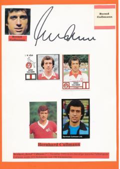 Bernd Cullmann  FC Köln  Autogramm Karte  original signiert 
