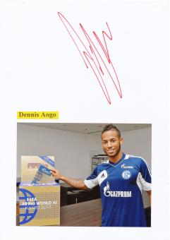 Dennis Aogo  FC Schalke 04   Autogramm Karte  original signiert 