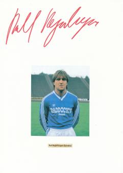 Ralf Regenbogen  FC Schalke 04  Autogramm Karte  original signiert 