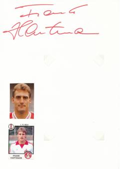 Frank Hartmann  FC Köln  Autogramm Karte  original signiert 