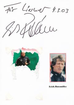 Erich Rutemöller  DFB  Autogramm Karte  original signiert 