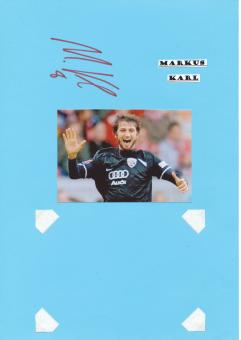Markus Karl  FC Ingolstadt  Autogramm Karte  original signiert 