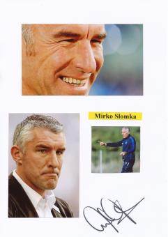 Mirko Slomka  FC Schalke 04   Autogramm Karte  original signiert 