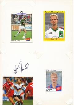 Holger Fach  Borussia Mönchengladbach  Autogramm Karte  original signiert 