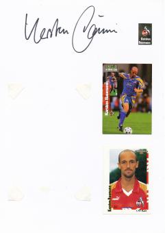Karsten Baumann  FC Köln  Autogramm Karte  original signiert 