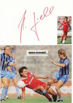 Heinz Gründel  Hamburger SV  Autogramm Karte  original signiert 