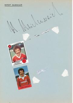 Herbert Heidenreich  FC Nürnberg  Autogramm Karte  original signiert 
