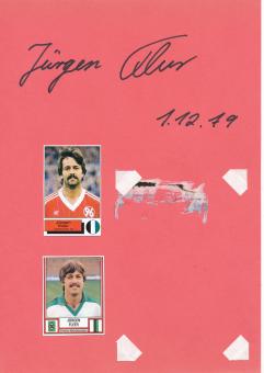 Jürgen Fleer  Borussia Mönchengladbach  Autogramm Karte  original signiert 
