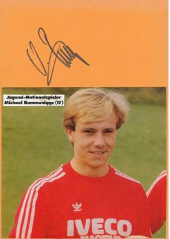 Michael Rummenigge  FC Bayern München  Autogramm Karte  original signiert 