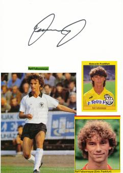 Ralf Falkenmayer  Eintracht Frankfurt  Autogramm Karte  original signiert 