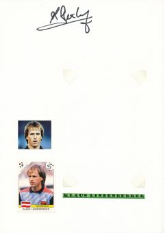 Klaus Lindenberger  Österreich  WM 1990   Autogramm Karte  original signiert 