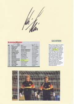 Uwe Stein  DFB WM 1982  Autogramm Karte  original signiert 