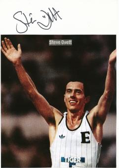 Steve Ovett  Großbritanien  Leichtathletik  Autogramm Karte  original signiert 