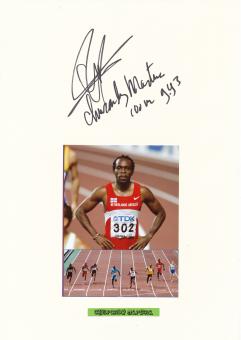 Churandy Martina  Holland   Leichtathletik  Autogramm Karte  original signiert 