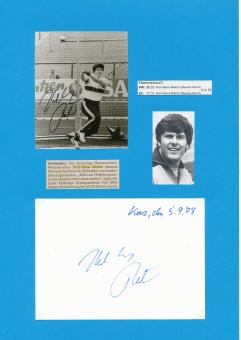 2  x  Karl Hans Riehm  Leichtathletik  Autogramm Karte  original signiert 