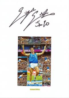 Giuseppe Gibilisco  Italien  Leichtathletik  Autogramm Karte  original signiert 