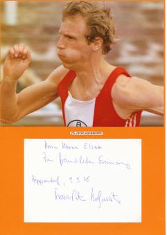 Franz Peter Hofmeister  Leichtathletik  Autogramm Karte  original signiert 