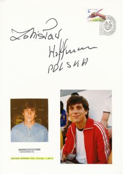 Zdzislaw Hoffmann  Polen  Leichtathletik  Autogramm Karte  original signiert 