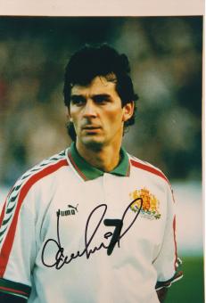 Emil Kostadinov  Bulgarien  WM 1994  Fußball Autogramm 30 x 20 cm Foto original signiert 