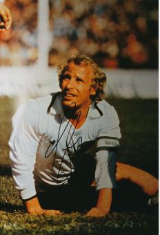 Berti Vogts  DFB Weltmeister WM 1974  Fußball Autogramm 30 x 20 cm Foto original signiert 