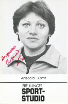 Anisoara Cusmir  Rumänien  Leichtathletik  Autogrammkarte original signiert 
