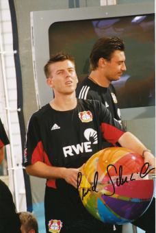 Bernd Schneider  Bayer 04 Leverkusen  Fußball Autogramm 20 x 30 cm Foto original signiert 
