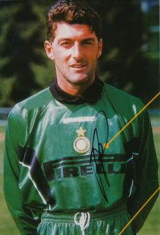 Gianluca Pagliuca   Inter Mailand  Fußball Autogramm 30 x 20 cm Foto original signiert 