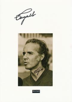 2  x  Mario Zagallo  Brasilien  Weltmeister WM 1958 + 1962   Fußball Autogramm Karte  original signiert 