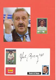 Vicente del Bosque  Real Madrid +  Spanien  WM 2010   Fußball Autogramm Karte  original signiert 