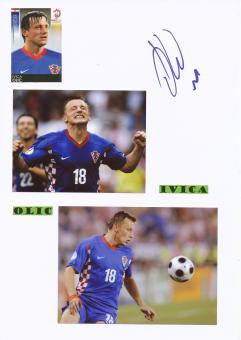 Ivica Olic  Kroatien  Fußball Autogramm Karte original signiert 