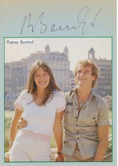 Rainer Bonhof   DFB Weltmeister WM 1974  Fußball Autogramm Karte  original signiert 