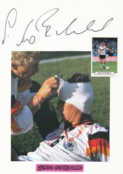 Guido Buchwald  DFB Weltmeister WM 1990  Fußball Autogramm Karte  original signiert 
