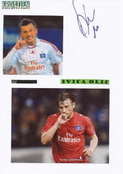 Ivica Olic  Hamburger SV  Fußball Autogramm Karte  original signiert 