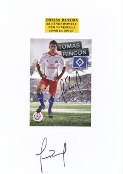 Tomas Rincon  Hamburger SV  Fußball Autogramm Karte  original signiert 