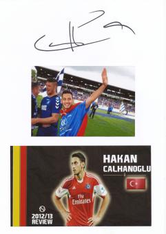 Hakan Calhanoglu  Hamburger SV  Fußball Autogramm Karte  original signiert 
