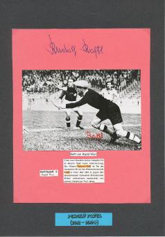 2  x  Rudolf Raftl † 1994   DFB  WM 1938  Fußball Autogramm Karte  original signiert 