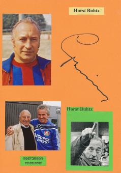Horst Buhtz † 2015 Fußball Trainer Autogramm Karte  original signiert 