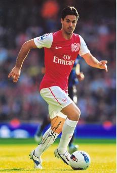 Mikel Arteta  FC Arsenal London  Fußball 30 x 20 cm Autogramm Foto original signiert 