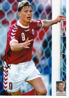 Jon Dahl Tomasson  Dänemark  Fußball 30 x 20 cm Autogramm Foto original signiert 
