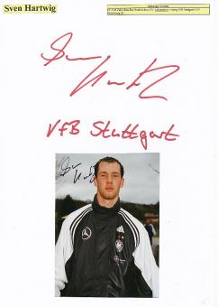 2  x  Sven Hartwig  DFB  Autogramm Karte  original signiert 