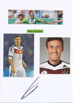 Max Kruse  DFB   Autogramm Karte  original signiert 
