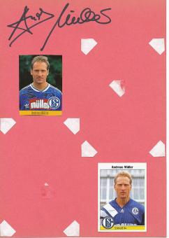 Andreas Müller  FC Schalke 04   Fußball  Autogramm Karte  original signiert 