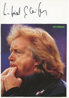 Winfried Schäfer  Karlsruher SC  Fußball  Autogramm Karte  original signiert 