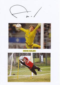 Rene Adler  Bayer 04 Leverkusen  Fußball Autogramm Karte  original signiert 