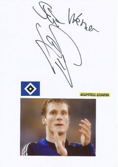 Marcell Jansen  Hamburger SV  Fußball Autogramm Karte  original signiert 